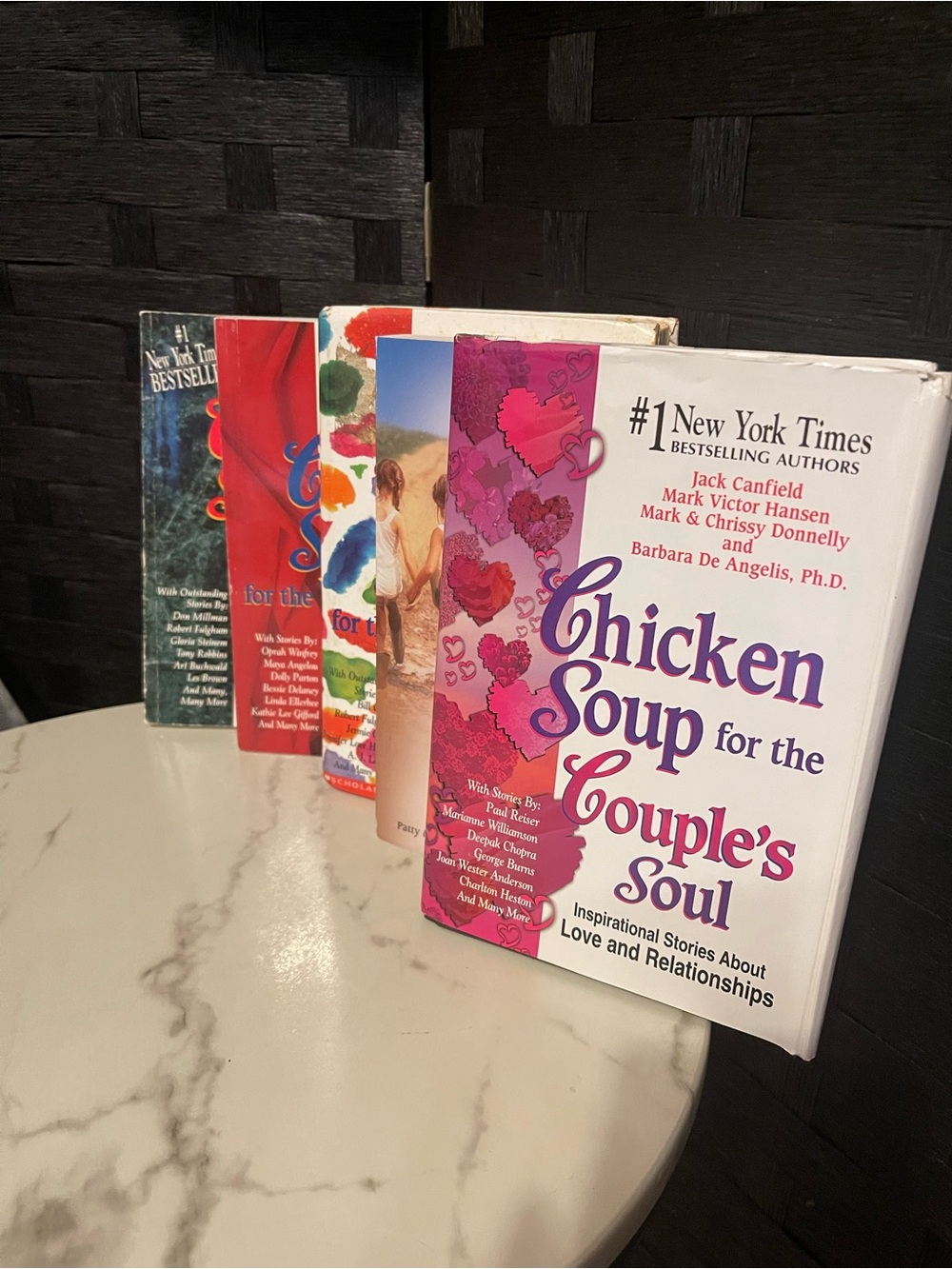 Lot of 5 Chicken Soup for the Soul Books Paperbacks + Hardcover + Christian Soul
